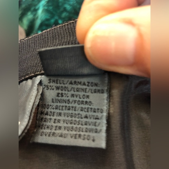 Vintage Lizwear Wool Blend Pewter Gray Wrap Skirt Size 8 - Picture 7 of 11